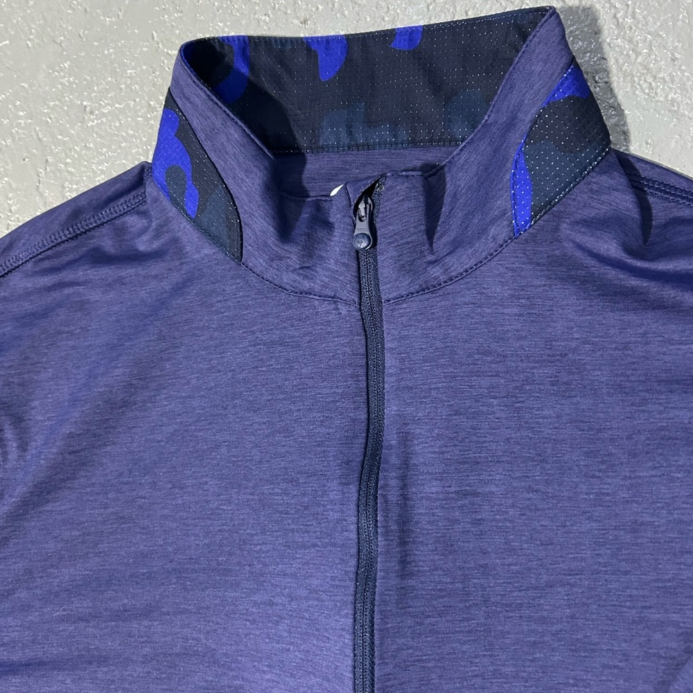Greyson Men's XL Purple Lightweight Quarter-Zip